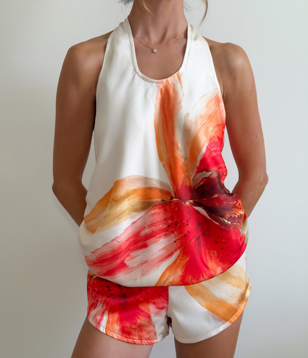 Halter Short Set