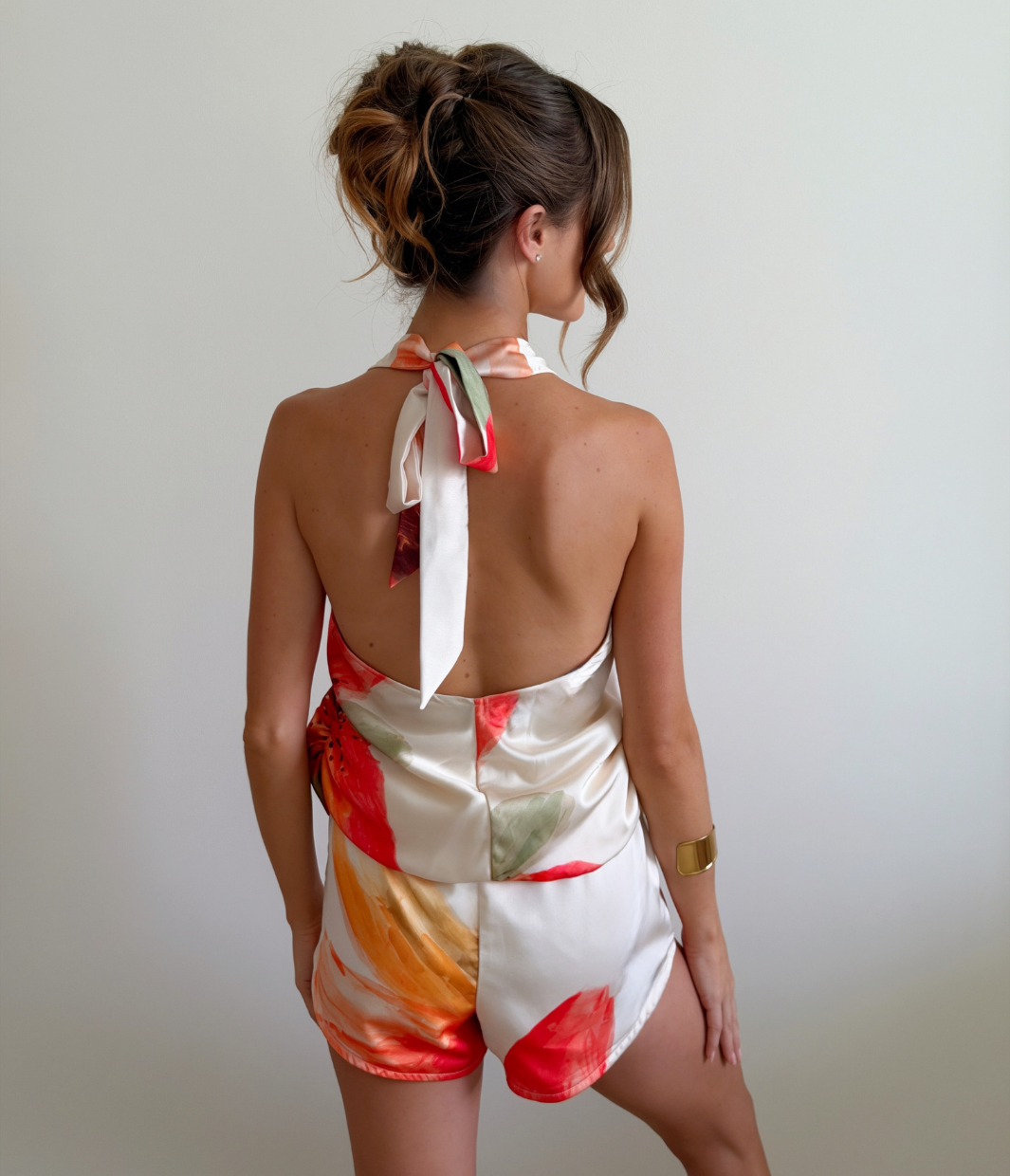 Halter Short Set