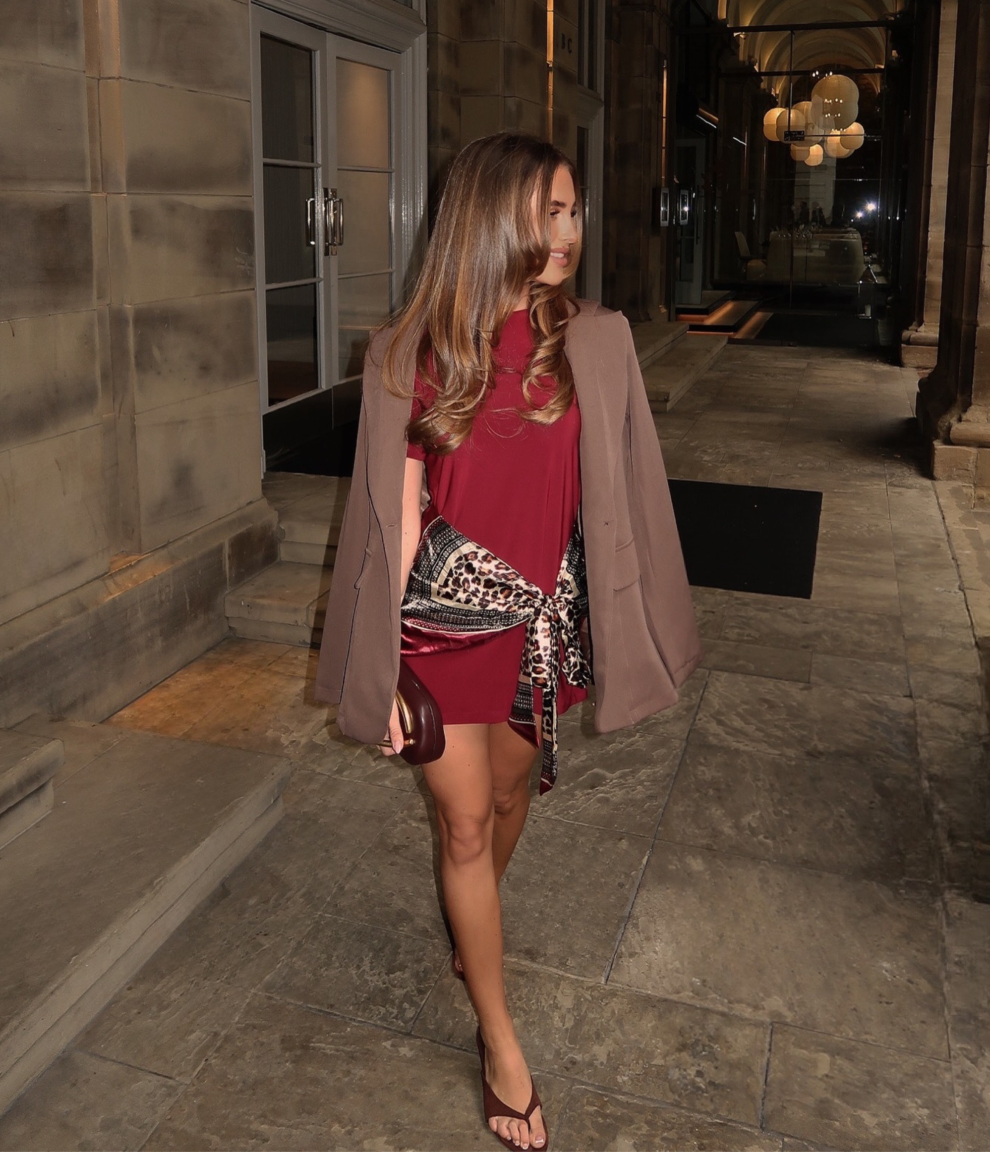 Resort Rouge Mini T-shirt Dress ( UK & ROW )